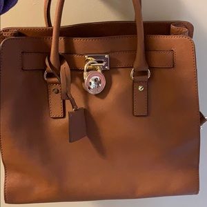 Michael Kors hard large purse and or lap top bag